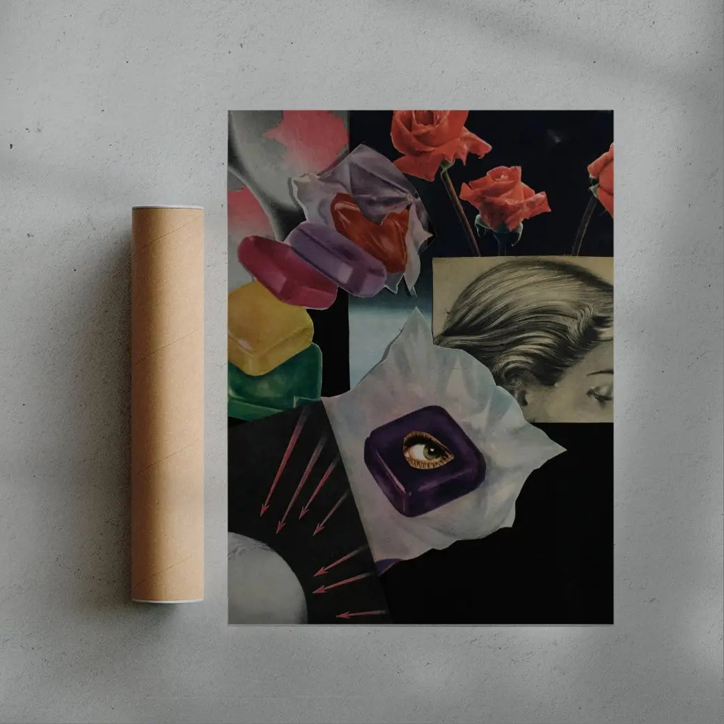 Collage contemporary wall art print by Francesco Gioia - sold by DROOL