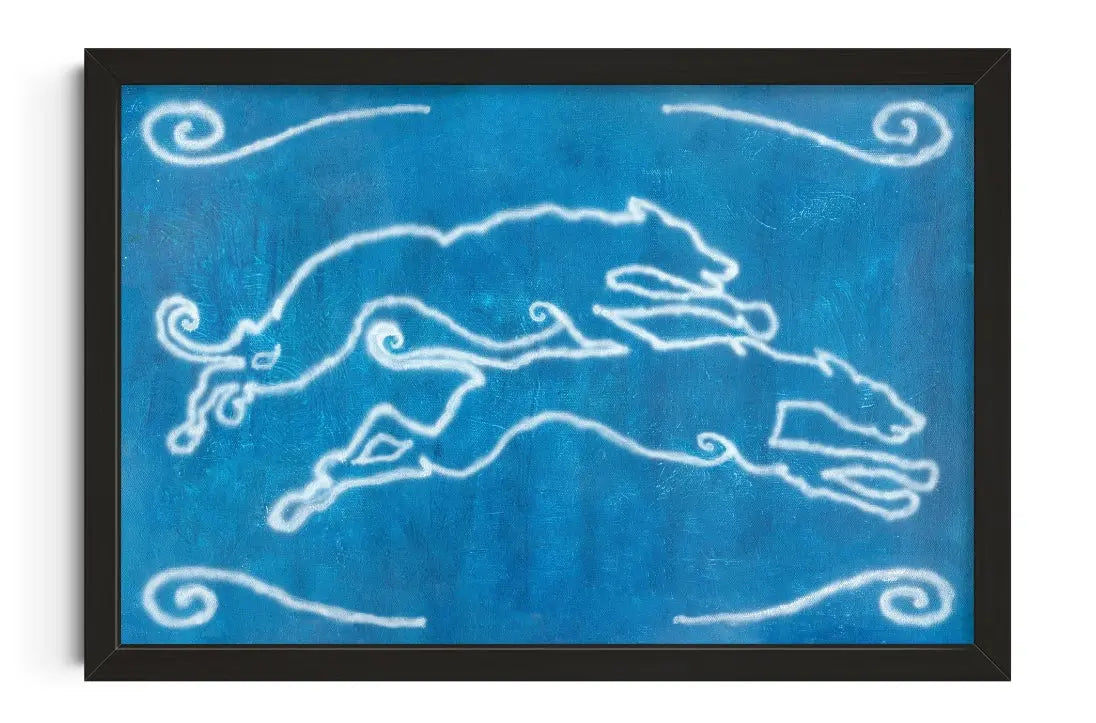 The Runners contemporary art print by Alexander Khabbazi - sold by DROOL