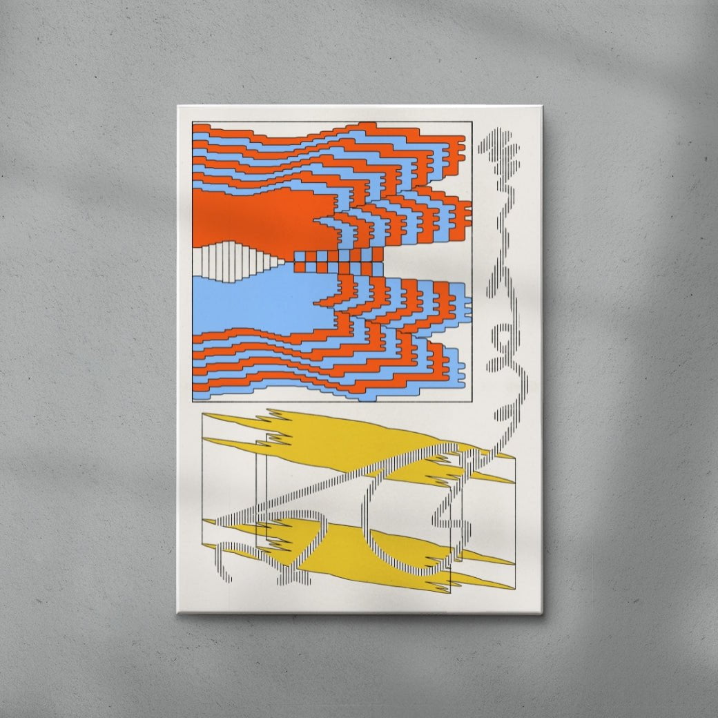 Meaning contemporary wall art print by Tristan Huschke - sold by DROOL