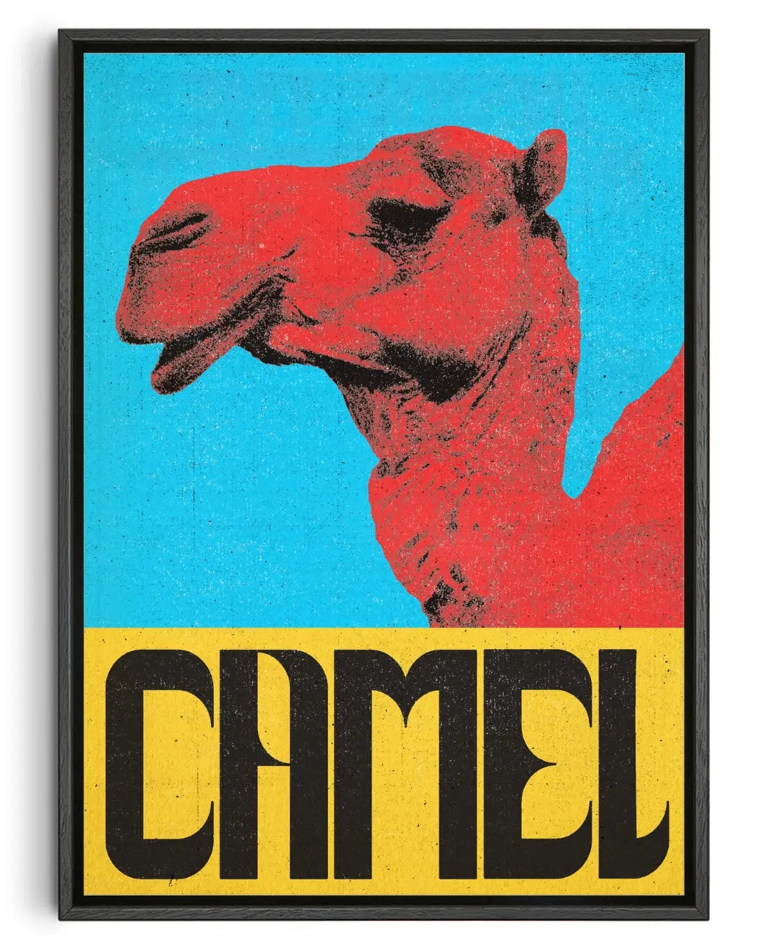 Camel contemporary canvas print by wxvegraphica - sold by DROOL