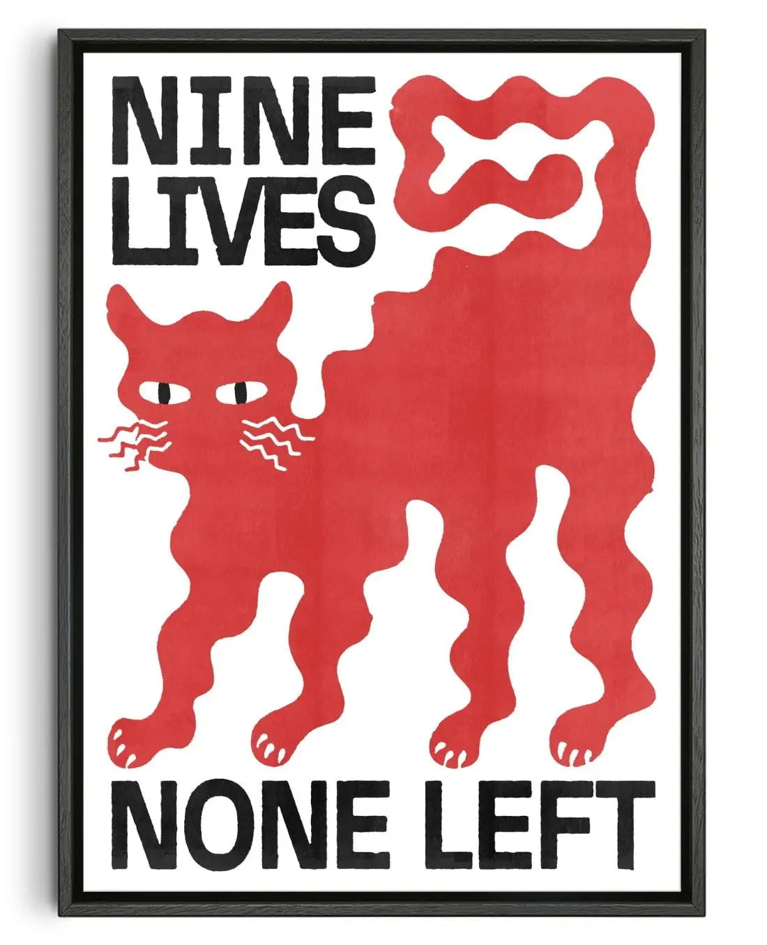 Nine Lives contemporary wall art print by Alexander Khabbazi - sold by DROOL