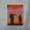 What Happened contemporary wall art print by Antoine Paikert - sold by DROOL