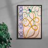 Ornamentos contemporary wall art print by Naia Escribano - sold by DROOL