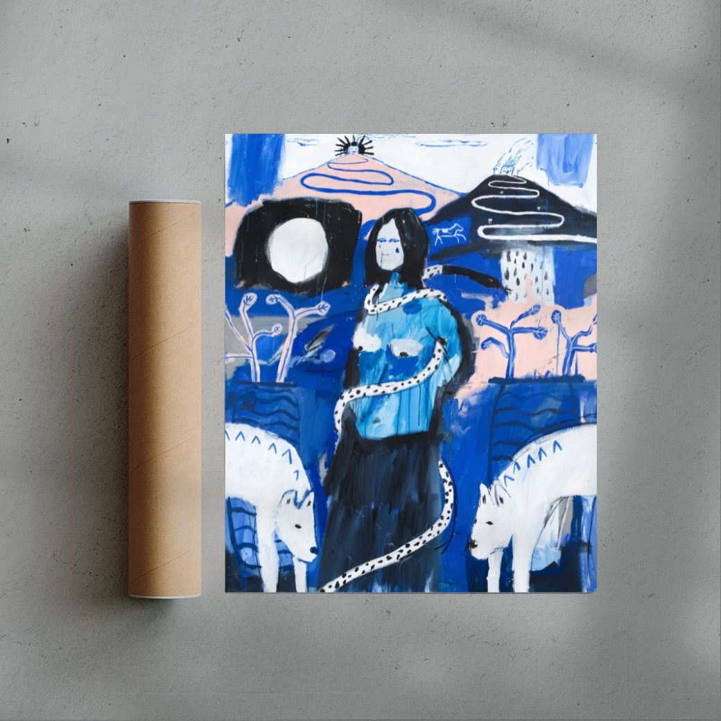 The snowdonia temptress contemporary wall art print by Billy Bagilhole - sold by DROOL