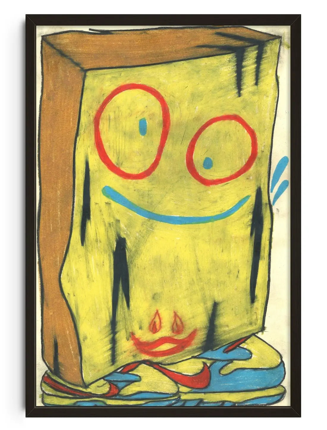 Plank contemporary wall art print by Austin Ansbro - sold by DROOL