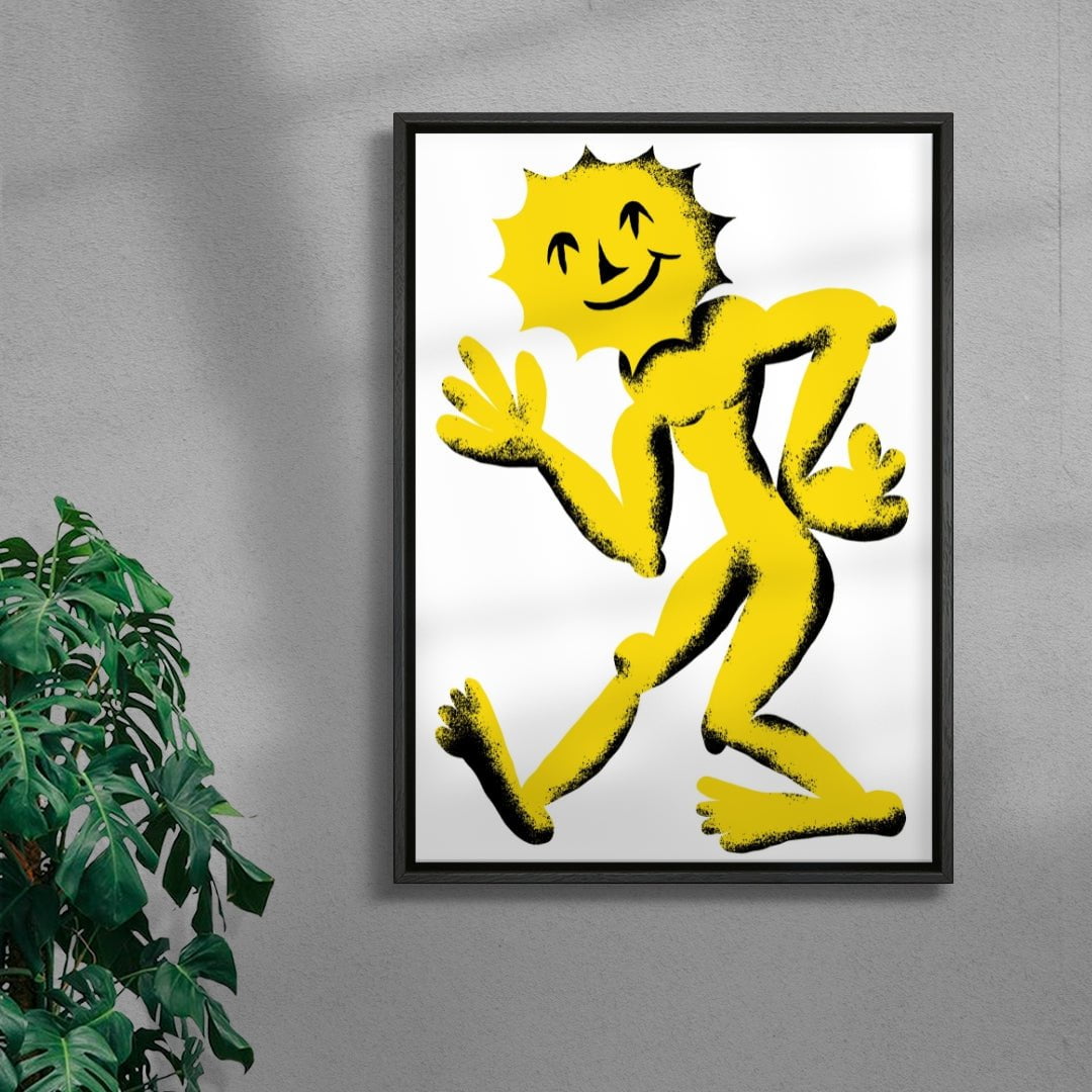 Summer Bod! contemporary wall art print by Guy Field - sold by DROOL