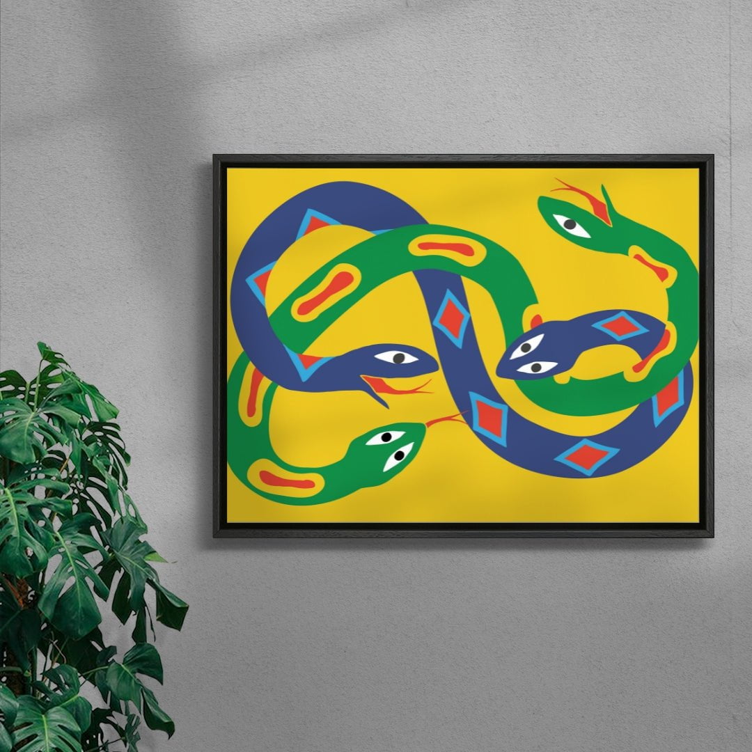 ENTANGLED contemporary wall art print by Max Blackmore - sold by DROOL