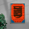 Hakeme contemporary wall art print by John Schulisch - sold by DROOL