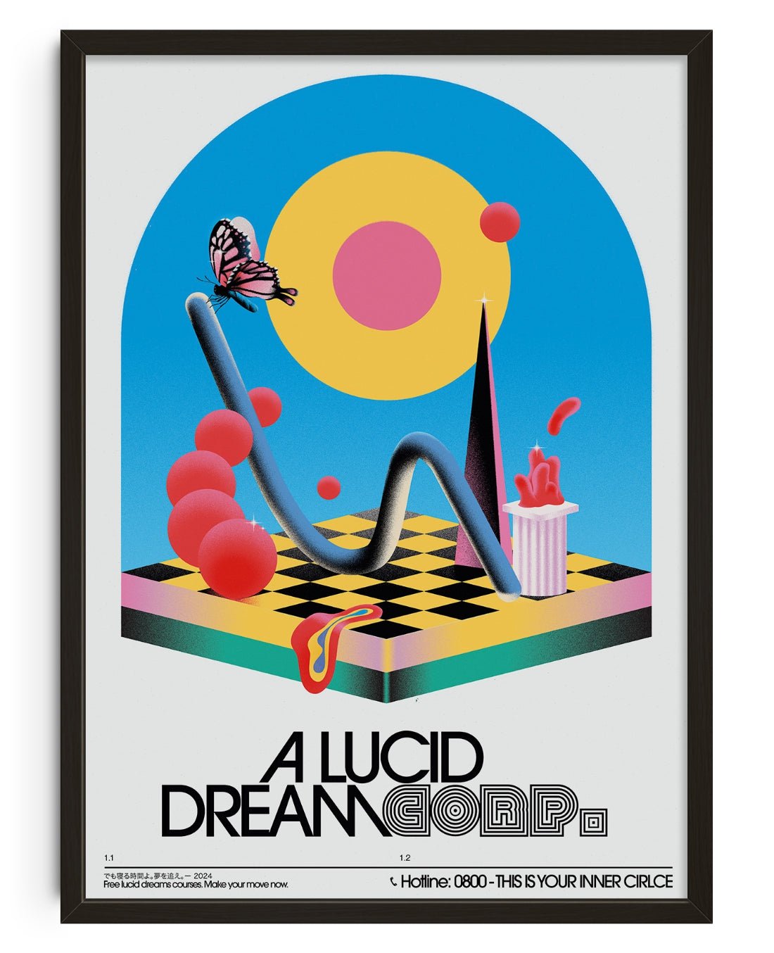 Lucid Dream CORP. contemporary wall art print by Sandro Rybak - sold by DROOL