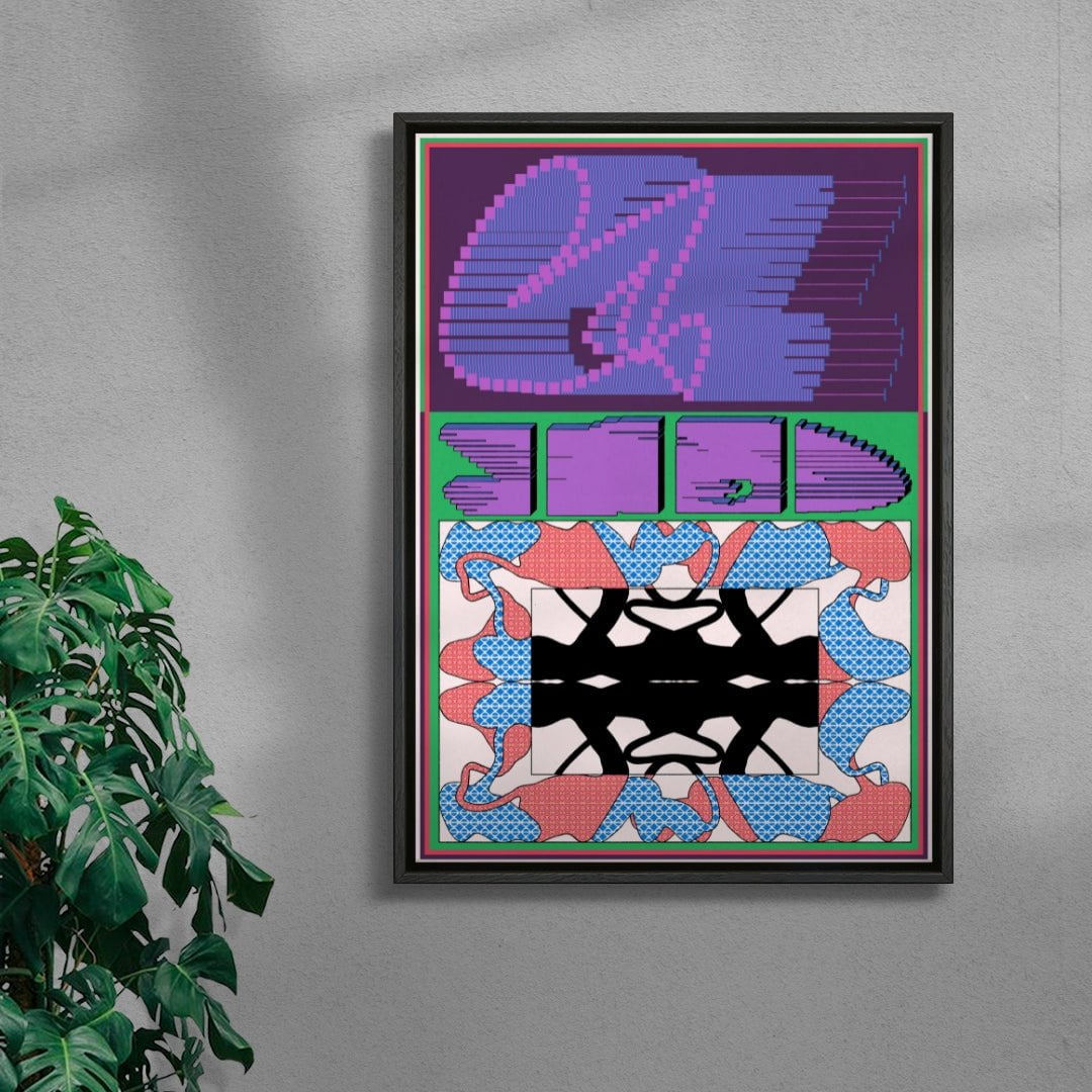 Unconsumed Energy contemporary wall art print by Tristan Huschke - sold by DROOL