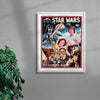 Star Wars contemporary wall art print by Deadly Prey - sold by DROOL
