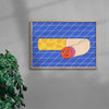 Cigarette Break contemporary wall art print by Azaazelus - sold by DROOL