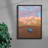 Annecy contemporary wall art print by Lily Kong - sold by DROOL