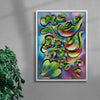 Holo contemporary wall art print by Misbah Anjum-James - sold by DROOL