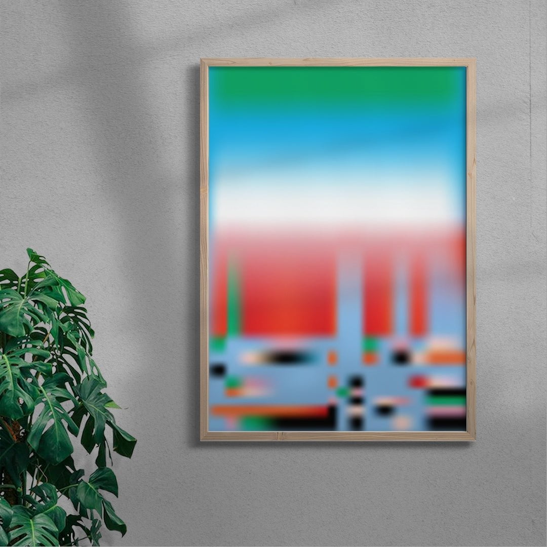 Sound Meditations contemporary wall art print by Kim Van Vuuren - sold by DROOL