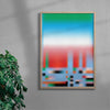 Sound Meditations contemporary wall art print by Kim Van Vuuren - sold by DROOL