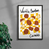 Vanilla Bourbon Caneles contemporary wall art print by DROOL Collective - sold by DROOL