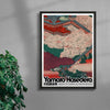 Yamato Hasedera contemporary wall art print by George Kempster - sold by DROOL