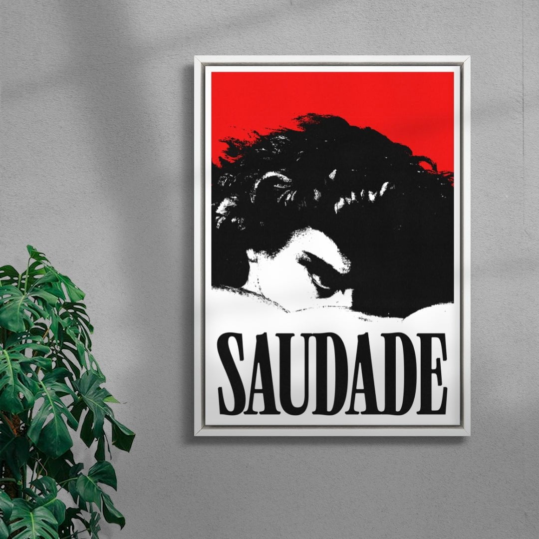 Saudade contemporary wall art print by Utsav Verma - sold by DROOL