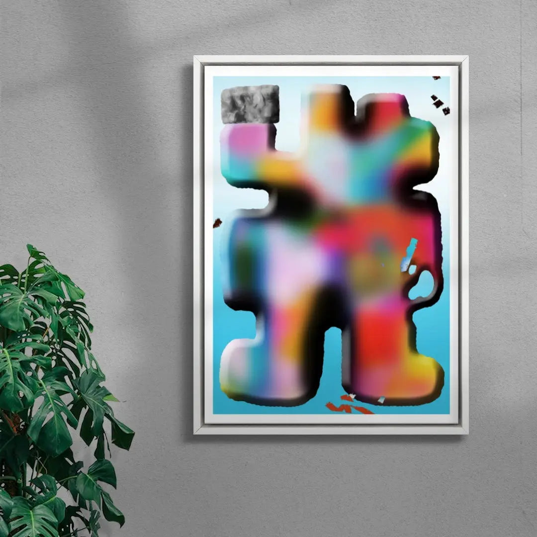 The Stone Finder contemporary wall art print by Jorge Santos - sold by DROOL