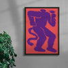 Fire From The Forest contemporary wall art print by Célestin Krier - sold by DROOL
