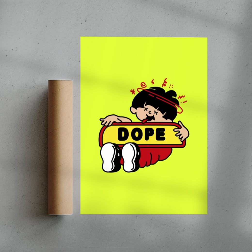 Dope contemporary wall art print by Ignorance1 - sold by DROOL