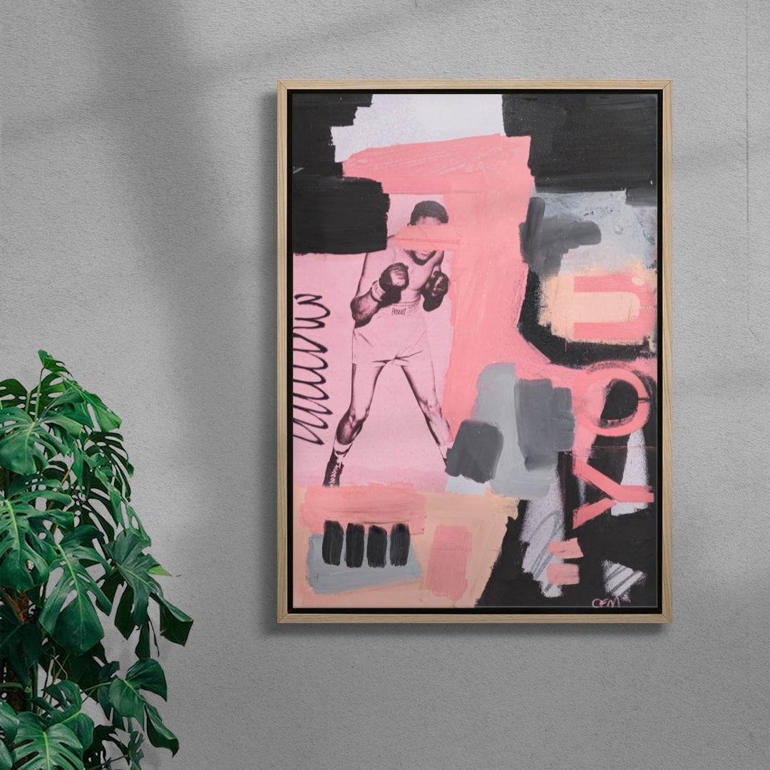 You contemporary wall art print by Caitlin Flood-Molyneux - sold by DROOL