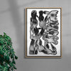 The drops and the Flower contemporary wall art print by Célestin Krier - sold by DROOL