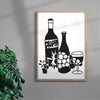 GRAPPA contemporary wall art print by Max Blackmore - sold by DROOL