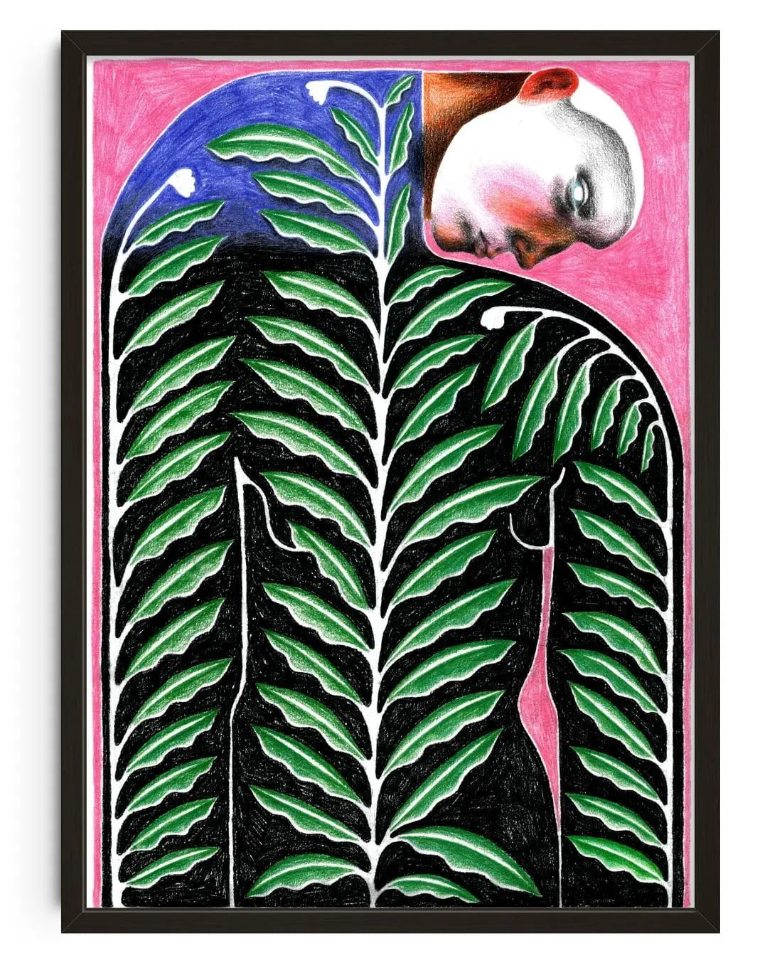 Love Grows contemporary wall art print by Carla Petelski - sold by DROOL