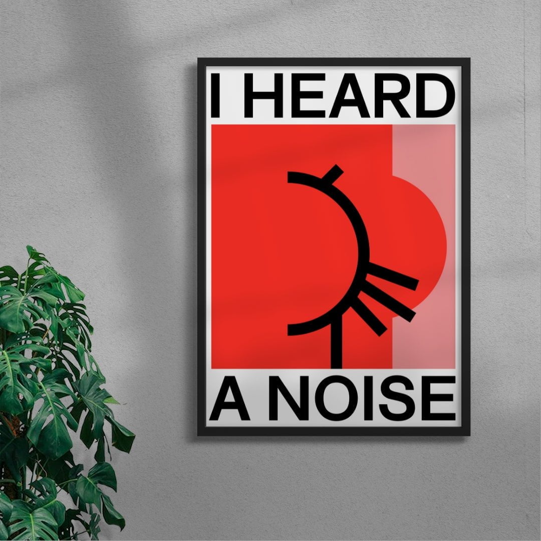 I Heard a Noise contemporary wall art print by Marco Oggian - sold by DROOL