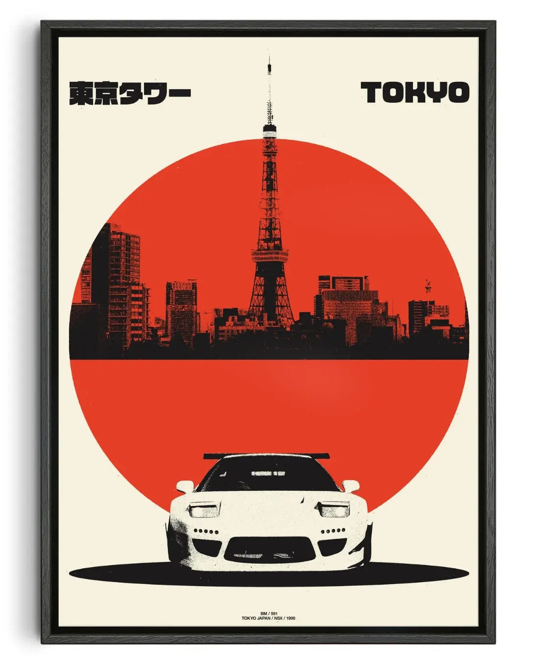 TOKYO NSX contemporary canvas print by Brad Mead - sold by DROOL