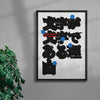Why letters are letters contemporary wall art print by Ren Morita - sold by DROOL