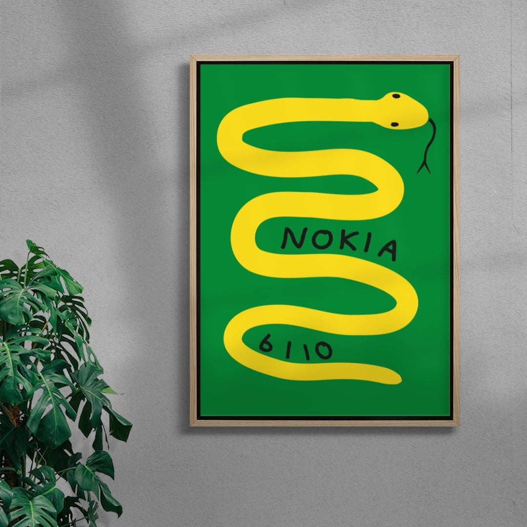 Nokia contemporary wall art print by Max Blackmore - sold by DROOL