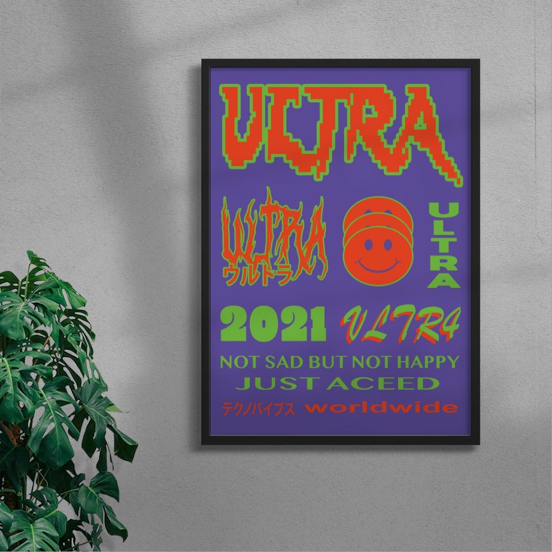 ULTRA contemporary wall art print by Ignorance1 - sold by DROOL