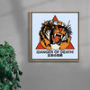 Danger of Death contemporary wall art print by Othman Zougam - sold by DROOL