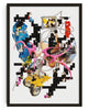Cargar imagen en el visor de la galería, Starfall Error contemporary wall art print by Kitasavi - sold by DROOL