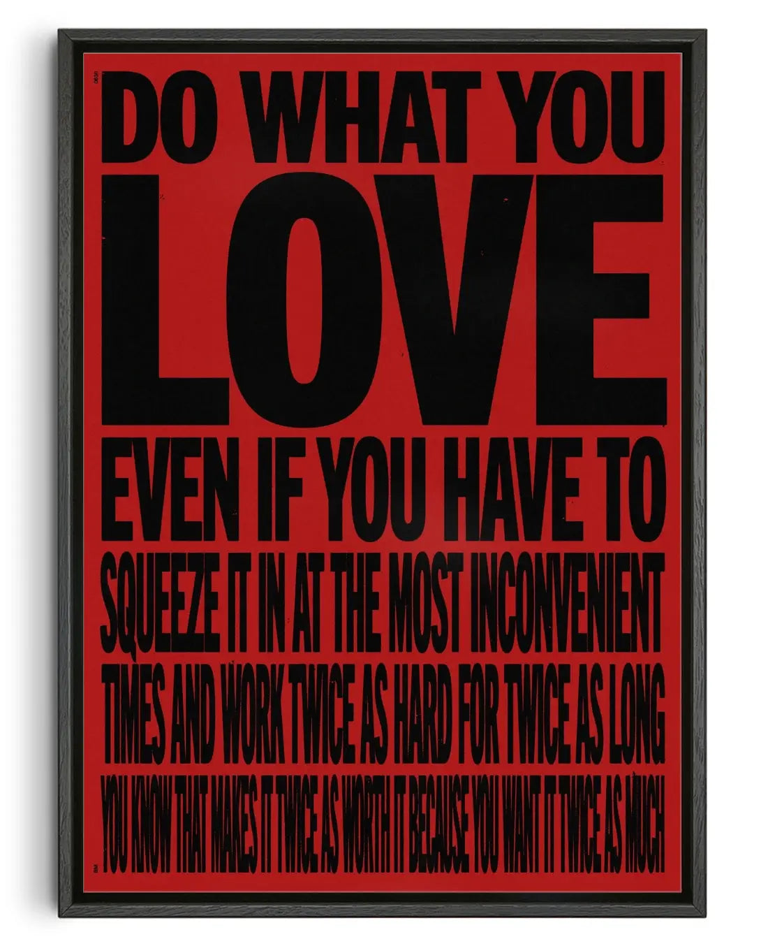 DO WHAT YOU LOVE contemporary canvas print by Brad Mead - sold by DROOL