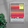 Color Bomb 2 contemporary wall art print by Jules Bigot - sold by DROOL