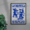 Cosmic Dance contemporary wall art print by Amelie Goeppel - sold by DROOL