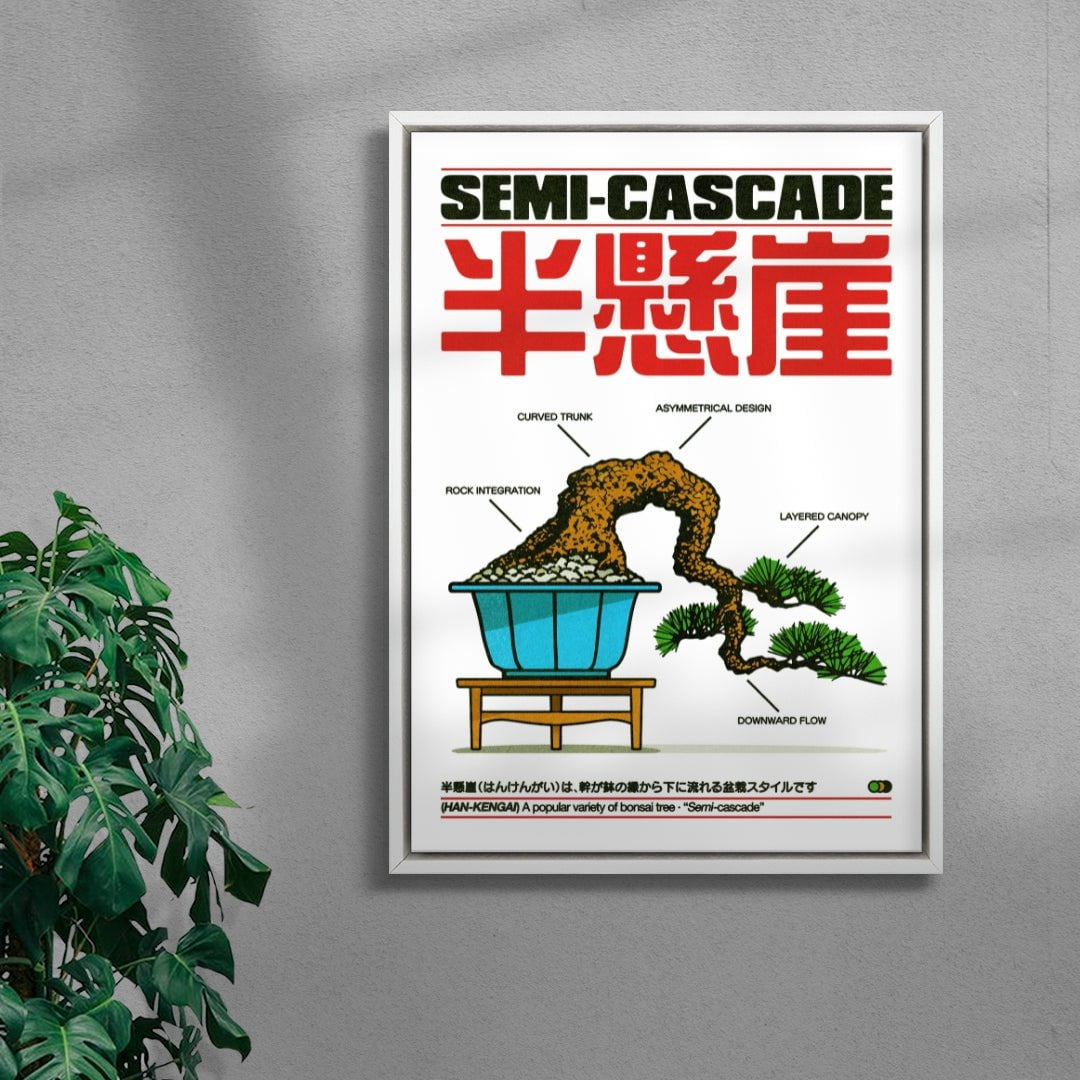 Han-Kengai contemporary wall art print by Othman Zougam - sold by DROOL