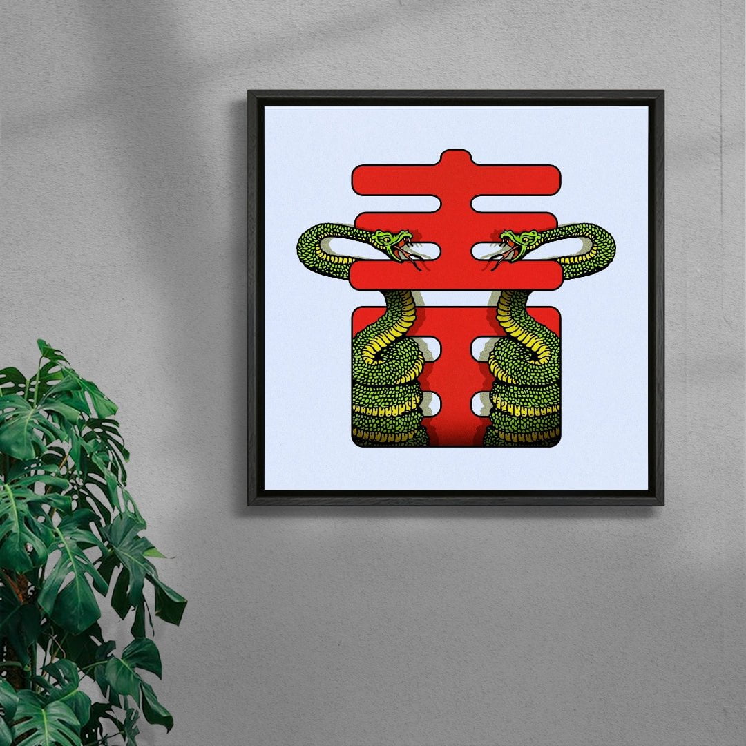 Venom contemporary wall art print by Othman Zougam - sold by DROOL