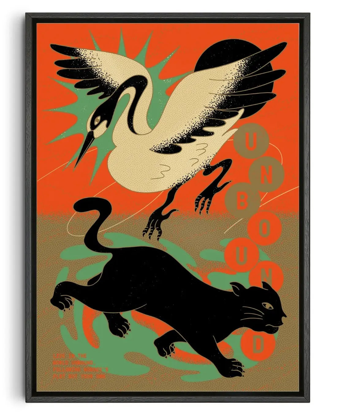Unbound contemporary wall art print by Erica Lee - sold by DROOL