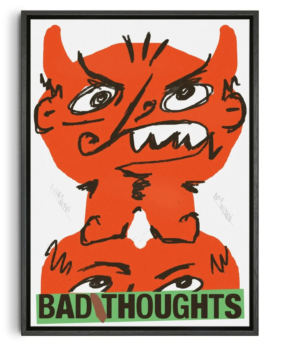 The Devil In I - Canvas Print by Jorge Santos | DROOL Art