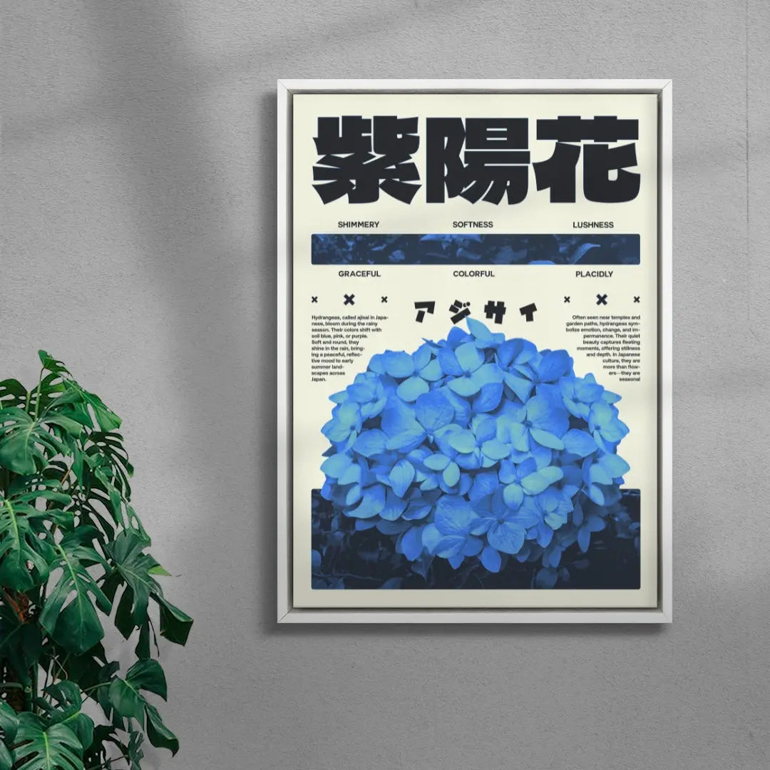 Hydrangea Poster