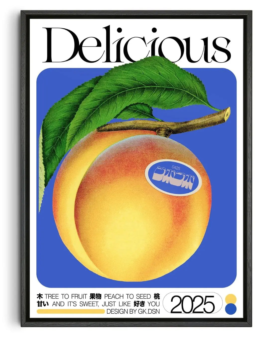 Delicious contemporary wall art print by George Kempster - sold by DROOL
