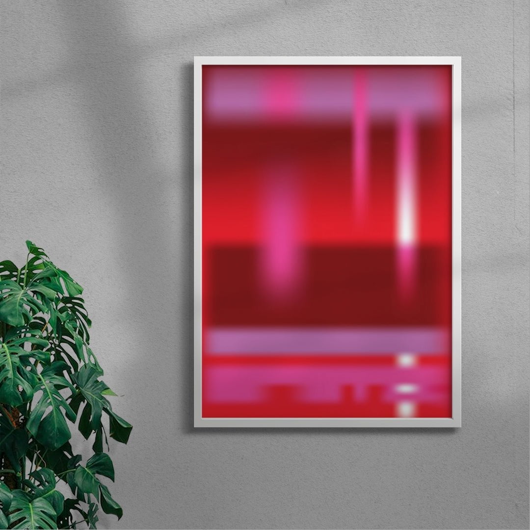 Quadraluv contemporary wall art print by Kim Van Vuuren - sold by DROOL