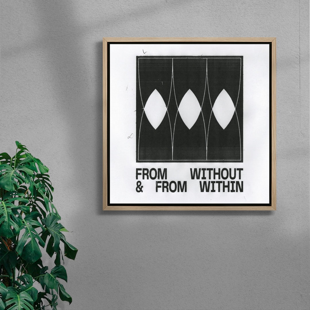 From Without contemporary wall art print by Alexander Khabbazi - sold by DROOL