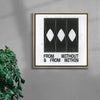 From Without contemporary wall art print by Alexander Khabbazi - sold by DROOL