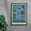 Nature's Rhythm 2 contemporary wall art print by Imo Sinclair - sold by DROOL
